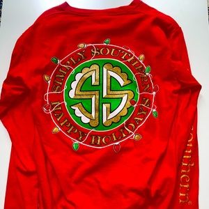 Christmas Long Sleeve Simply Southern Shirt